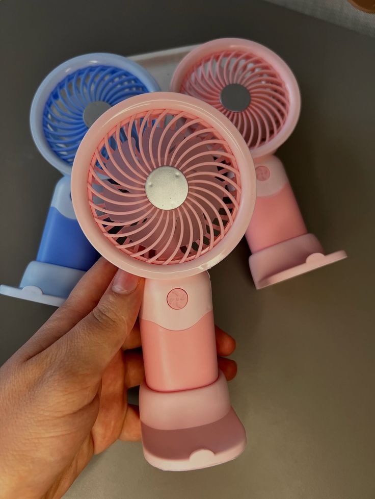 Buy 6.7" Mini Rechargeable Three Gear Speed Cooling Fan