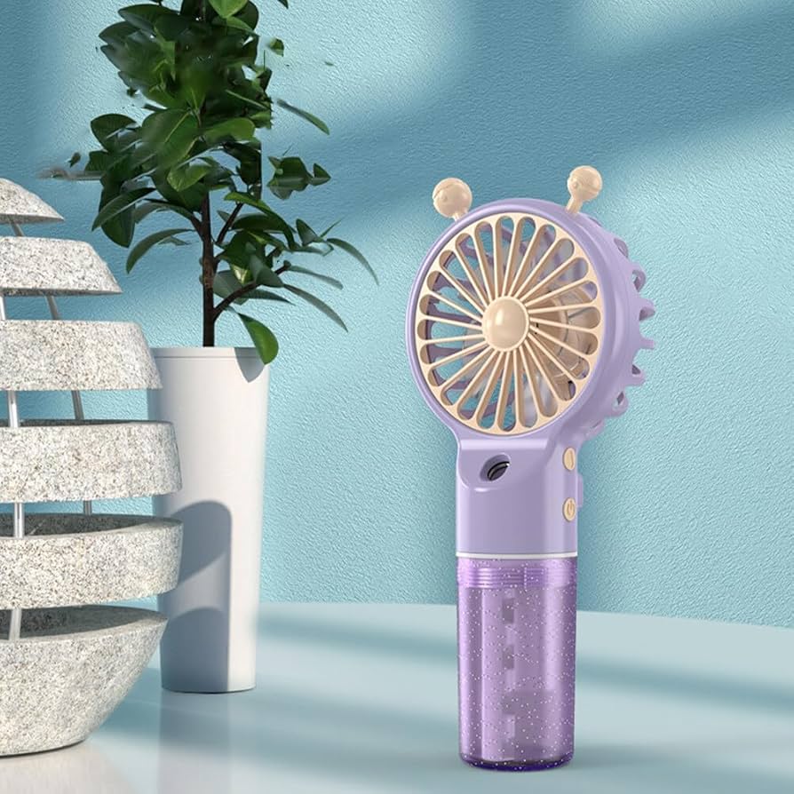 Rechargeable Handheld Mist Spray Fan