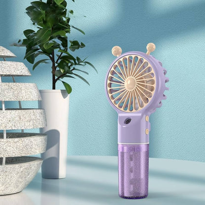 Rechargeable Handheld Mist Spray Fan