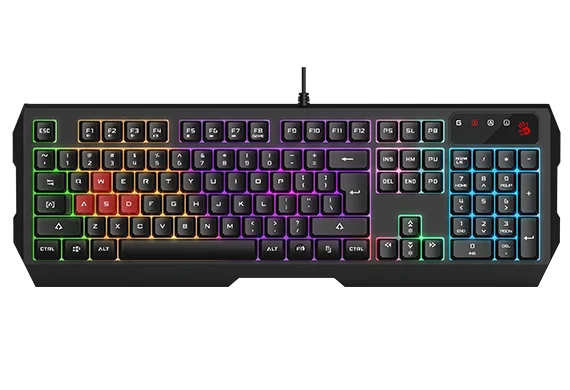 Bloody B135N NEON Membrane Gaming Keyboard – Black