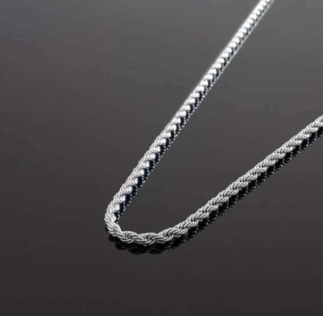 SILVER ROPE CHAIN