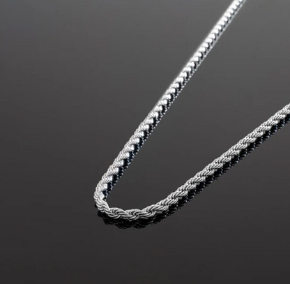 SILVER ROPE CHAIN