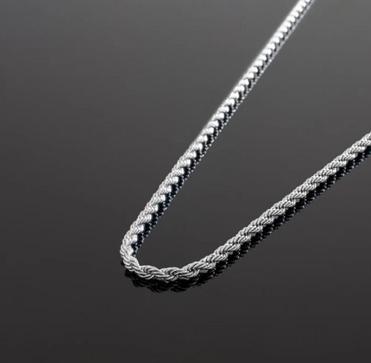 SILVER ROPE CHAIN
