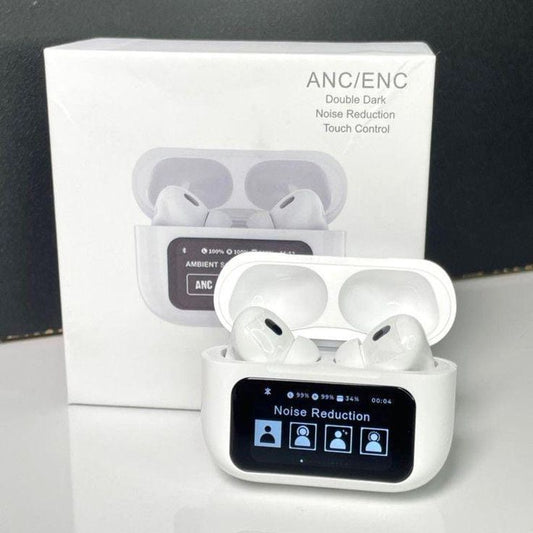 AirPods Pro A9 – Double Dark Noise Reduction with ANC & ENC, Battery Display, and Touch Control