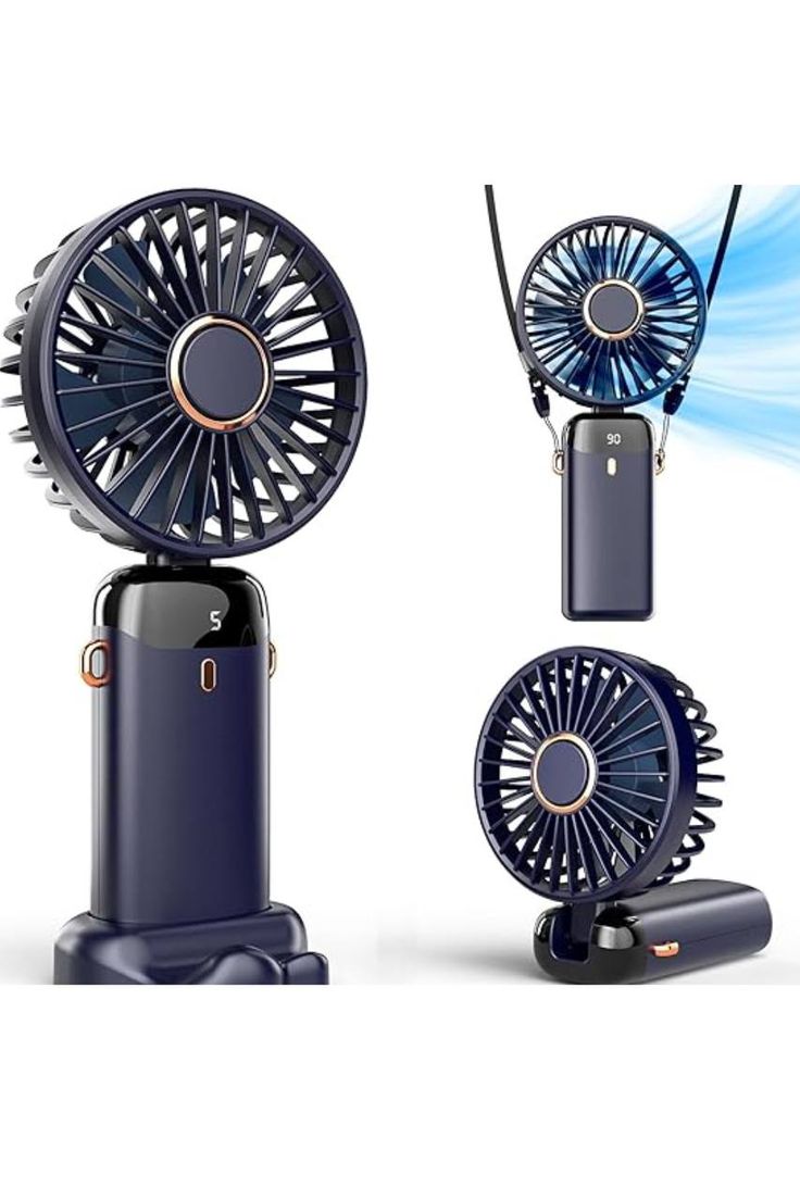 8" Rechargeable Tabletop & Handheld Summer Cooling Fan