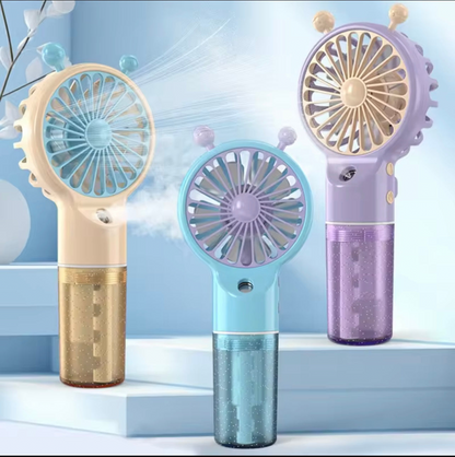 Rechargeable Handheld Mist Spray Fan