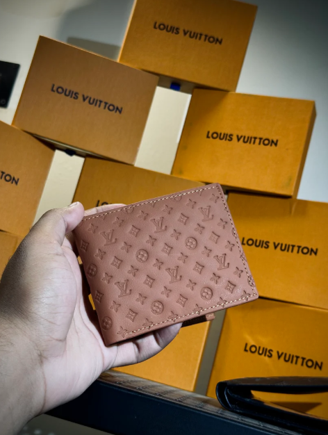 LV imposed textured Wallet
