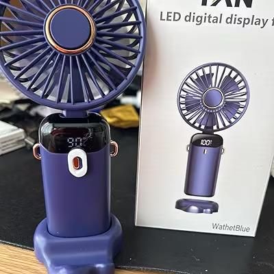 8" Rechargeable Tabletop & Handheld Summer Cooling Fan