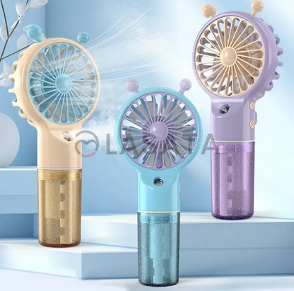Rechargeable Handheld Mist Spray Fan