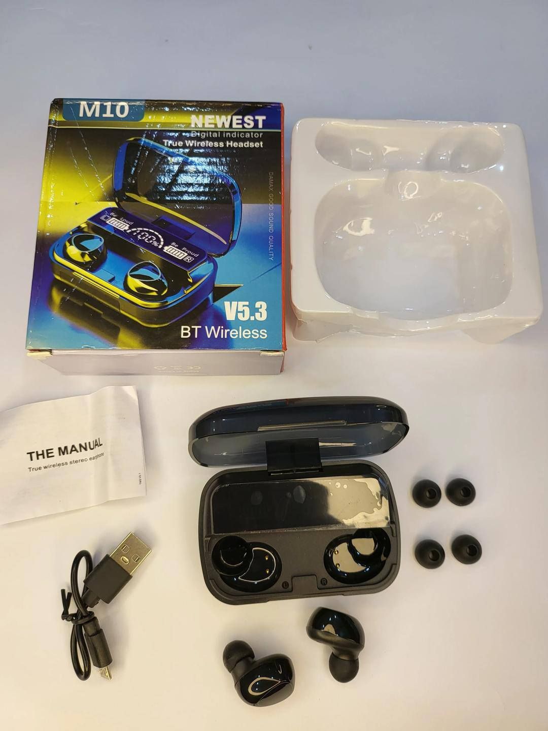 M10 TWS Wireless Bluetooth Earbuds