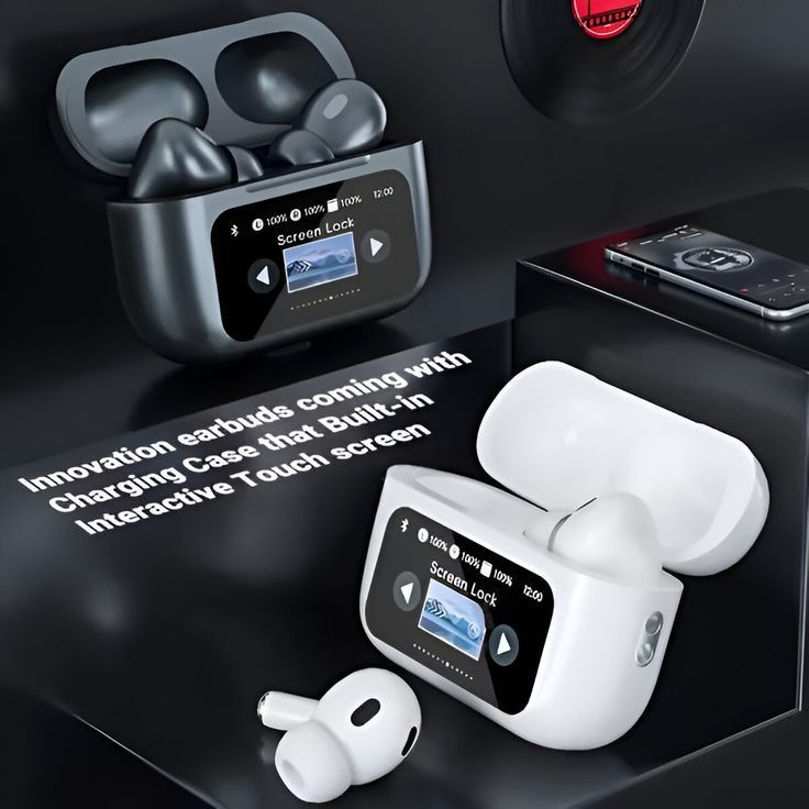 A9 Pro 2+ ANC/ENC LED Touch Display Premium Quality With Noise Cancellation